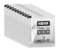 Poudre de coagulation de toilette portable, poudre absorbante d'urine | 10X Coagulant pour Cacca,Coagulant urinaire, poudre de déodorant de déchets liquides pour randonnée en plein air
