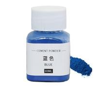 Poudre de colorant de ciment - Pigment d'oxyde de fer, colorant pour béton 30 ml, rouge bleu vert noir, additif de mélange de peinture, teinte de plâtre coloré pour chaux, maçonnerie | Rehausseur de c