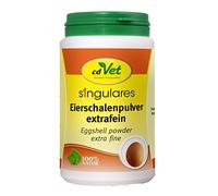 Poudre de coquille d'œuf extra fine 300 g - Source naturelle de calcium pour animaux