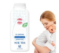 Poudre de corps pour tout-petits - 100 g de poudre végétale organique - Ingrédient de soin de la peau pour bébé - 100 g - Amidon de maïs naturellement dérivé - Absorbe l'humidité - Pâte apaisante