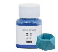 Poudre de couleur ciment - 30 ml de colorant pigmenté à l'oxyde de fer | Colorant en poudre noir, rouge, bleu, vert pour béton, ciment, plâtre, plâtre, argile, chaux, mortier, peinture artistique et