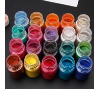 Poudre De Couleurs Epoxyde Naturelle, Teinture Pour Perles Mica, 20 Couleurs