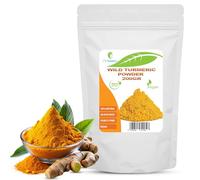 Poudre de curcuma sauvage - 200 gr - | Poudre de curcuma Kasturi | Curcuma Aromatica - Masque visage, peau naturellement éclatante et d'apparence jeune.