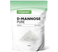 Poudre de D-Mannose - 250 g - (4,1 Mois d'Approvisionnement) - Issue de la Fermentation Végétale - Pur & Naturel - sans Additif - Vegan