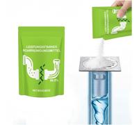 Poudre de débouchage pour canalisations - Déboucheur à action rapide pour la cuisine, la salle de bain et les toilettes, sans danger pour les canalisations (1 paquet)