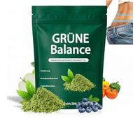 Poudre de désintoxication verte - Poudre d'aide à superaliments - Poudre végétale verte - Avec matcha, herbe d'orge, spiruline, pomme et cannelle Ceylon - Pour énergie et équilibre au quotidien
