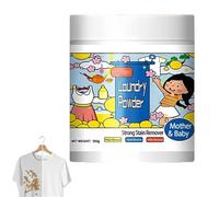 Poudre de détergent à lessive à oxygène de 500g, détachant hyper concentré pour les taches de sueur, d'huile et de lait, formule sans chlore sans danger pour les tissus de tous les jours