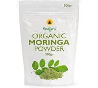 Poudre de feuilles de moringa Oleifera bio - Pure & Raw - Certifié par la Soil Association - 500 g