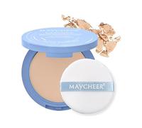 Poudre de finition mate translucide MTUVKGT, poudre compacte à couvrance totale, absorbant l'huile, pour une finition impeccable et un maquillage longue tenue (03-DARK COMPLEXION)