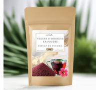 Poudre de Fleurs d'Hibiscus, 200g, Pour 80 Tasses