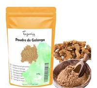 Poudre de Galanga 100g, Racine de Galanga moulue - Gingembre Thaïlandais pour Infusions, Alpinia officinarum - 100% Naturel, Pur et Sans Additifs | TazarinLtd