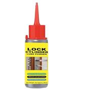 Poudre de graphite pour serrures 60 ml - Lubrifiant sec de qualité supérieure pour cylindres de serrure, serrures de voiture et charnières de porte - Spray graphite sans graisse et inodore et