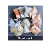 Poudre de joint spéciale en matériau de mosaïque blanche/colorée faite main Taille UniqueCiment
