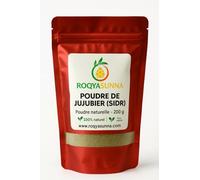Poudre de Jujubier - 200 gr| Feuilles de Sidr moulues - 100% Naturelle & Pure | Qualité Premium | Pour cheveux Visage & Corps - Soins Traditionnels - Marque RoqyaSunna