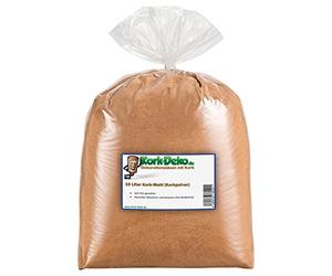 Poudre de Liège | Poussière, Farine, Sciure de Liège | Pêche Appât Bouillette Flottante | Modélisme | Litière Substrat Terrarium & Rongeurs | Cork Dust Expérience Physique, 10l