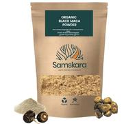 Poudre de maca noire | BIO | Poudre de racine de maca péruvienne de qualité supérieure pour l'énergie, l'endurance et l'équilibre hormonal chez les hommes comme chez les femmes | Samskara (500 g)