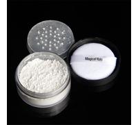 Poudre De Maquillage Libre De 3 Couleurs Avec Houppette Cosmétique, Contrôle De L'huile Pour Le Visage, Palette De Contour Lisse, Éclaircissante, Finition De Peau Mate