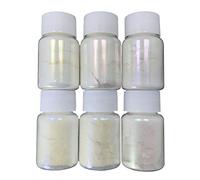 Poudre de mica - 6 pigments de couleur pour maquillage, gloss à lèvres, fabrication de savon, teinture époxy, colorant de qualité alimentaire