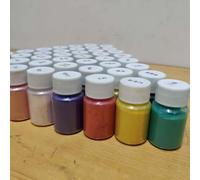 Poudre De Mica Nacrée 41 Couleurs, Teinture De Résine Époxy, Pigment De Perle Pour La Fabrication De Bijoux 10g K9fa Lasj310