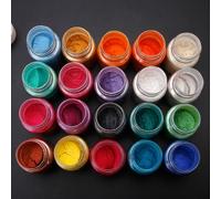 Poudre De Mica Naturelle, Colorant En Résine Époxy, Pigment De Perle, 20 Couleurs, Maquillage, Bombe De Bain, Savon, Fabrication De Bougies
