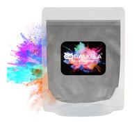 Poudre de mica pailletée de 100 g - Pigment cosmétique résine époxy pour la fabrication de savon/bougie, art en résine époxy, beaux-arts, gloss à lèvres - 7 couleurs disponibles - Gris argenté
