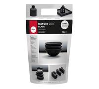 Poudre de moulage - RAYHER - Raysin 250 Black - 1 kg - Noir - Séchage rapide 20-30 min