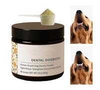 Poudre De Nettoyage Dentaire Pour Animaux De Compagnie | 60g Dentifrice Soulagement De La - Poudre Pour Les Dents Des Chiens | Pour Le Soin De L Émail Et De La Mastication Des Chats Chiots Et