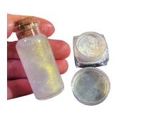 Poudre de paillettes multifonctionnelles pour la fabrication de bijoux - Couleur vive pour la création de résine - Poudre de pigment scintillante multifonction - Paillettes nacrées pour créations en