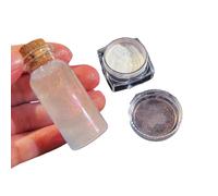 Poudre de paillettes multifonctionnelles pour la fabrication de bijoux - Couleur vive pour la création de résine - Poudre de pigment scintillante multifonction - Paillettes nacrées pour créations en
