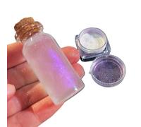 Poudre de paillettes multifonctionnelles pour la fabrication de bijoux - Couleur vive pour la création de résine - Poudre de pigment scintillante multifonction - Paillettes nacrées pour créations en