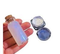 Poudre de paillettes multifonctionnelles pour la fabrication de bijoux - Couleur vive pour la création de résine - Poudre de pigment scintillante multifonction - Paillettes nacrées pour créations en