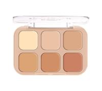 . Poudre de palette de correcteur - kit de maquillage de correction multi-usages, tons naturels | Contourage de poudre de visage ensemble pour le mélange impeccable, les événements du soir, l'applicat