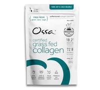 Poudre de peptides de collagène certifié Ossa 400 g - Supplément pour femmes et hommes, protéine de collagène bovin hydrolysé sans sucre et sans produits laitiers pour régime céto et paléo