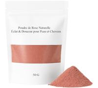 Poudre de Pétales de Rose 100% Naturelle - 50g - Masque Visage, Gommage, Tonique, Bain, Soin Cheveux - Soin Peau Éclat & Anti-Âge - Cosmétique DIY Bio