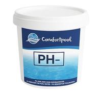 Poudre de pH min | 1 kg | Diminue le pH | Pour une eau claire de la piscine | Comfortpool
