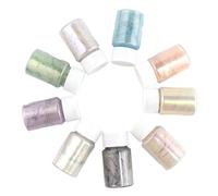 Poudre de Pigment Mica 9 Pièces pour Résine Époxy, Teinture