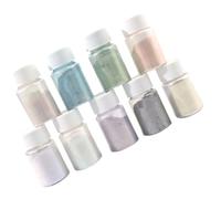 Poudre de Pigment Mica Cosmétique 9 Pièces pour Maquillage