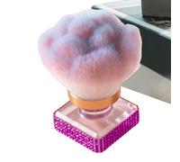 Poudre De Poudre Pour Le Visage - Brosse P0lvere, Outil Cosmétique Professionnel Pour Préparation Et Pour Ongles, Poils Doux Pour Le Surligneur Rouge De Fondation |
