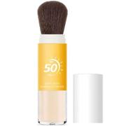 Poudre De Protection Solaire Minérale Spf 50 Finition Matifiante Transparente Contrôle De L'huile Avec Pinceau À Poudre