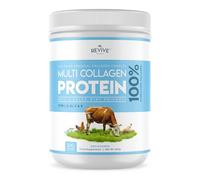 Poudre de Protéines Multicollagène (400g) | 5 Types de Peptides de Collagène d'Origine Alimentaire - Bovin Nourri à l'Herbe Hydrolysée, Poisson de Mer Sauvage & Poulet en Liberté, Non Aromatisé