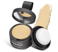 Poudre de Racine de Cheveux, Hair Root Concealer, Hairline Shadow Cover Up Powder Utilisation, hommes de cheveux de femmes pour la ligne des cheveux, Doré