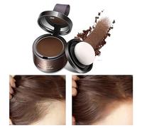 Poudre de Racine de Cheveux, Hairline Powder Poudre d'ombre à Cheveux Correcteur de Racine Résistant à l'Eau pour Combler les Cheveux Clairsemés, Idéal pour Hommes et Femmes (Marron foncé)