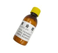 Poudre de raffinage de bijoux à action rapide pour l'extraction et le recyclage des métaux Bouteille portable Fournitures de purification d'or Poudre de purification d'or