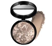 Poudre de réglage - Poudre de cuisson mate imperméable pour les trajets et le quotidien, contrôle de l'huile, maquillage longue durée et brillance naturelle douce, #06 foncé, 15 g