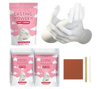 Poudre de Résine pour Moulage,100g Activation à l'eau Mélange Facile | Kit De Moulage À Main Poudre Clone Artisanale,pour Sculpture Main Artisanat Décoration Maison Anniversaire Saint Valentin
