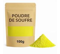 Poudre de Soufre Pure 100 g - Ingrédient Cosmétique Naturel | Soin Anti-Acné & Cuir Chevelu | Purifiant, Équilibrant & Assainissant | Idéale pour Masques DIY Beauté Naturelle