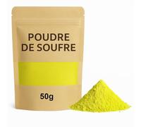Poudre de Soufre Pure 50 g - Ingrédient Cosmétique Naturel | Soin Peau & Cuir Chevelu | Anti-Acné, Anti-Pelliculaire & Purifiant | Pour Masques DIY & Beauté Naturelle