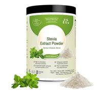 Poudre de stevia concentré - Alternatif au sucre - Édulcorant - Poudre 50g pur 100% naturel sans additif - Pour soupe, smoothies, café, boissons, pâtisseries