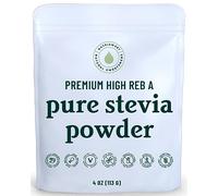 Poudre de stévia pure de qualité supérieure, extrait de stévia en poudre naturelle pour la cuisson, édulcorant zéro calorie, sans remplissage, sans arrière-goût, sans OGM, compatible avec le régime