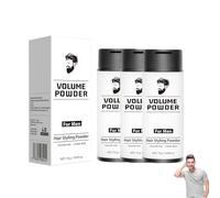 Poudre de texture pour homme - Volume et structure instantanés | Ingrédients naturels | Tenue forte et finition invisible | Facile à appliquer, pas de colle, volume en quelques secondes (15G, 3PC)